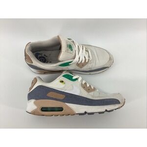 Nike Air Max 90 SE Moving Company Sail White Brown Sneakers DV2614-100 Men's 9.5
